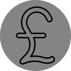 Pound Sterling icon Design