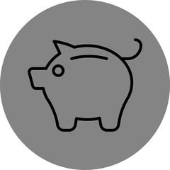 Piggy Bank icon Design