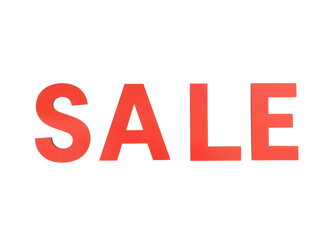 red inscription sale