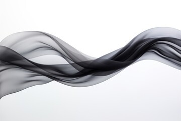 Fototapeta premium Black ribbons backgrounds smoke monochrome.