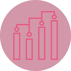 Bar Graph icon Design