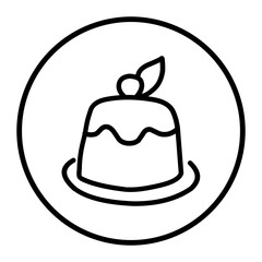 Round Cake Icon