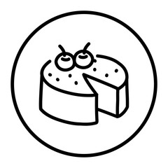 Round Cake Icon