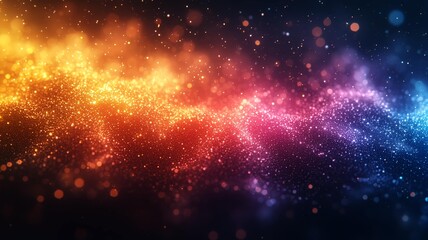Naklejka premium 抽象的でキラキラと輝く背景画像