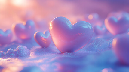 background with heart