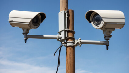Two Surveillance Cameras