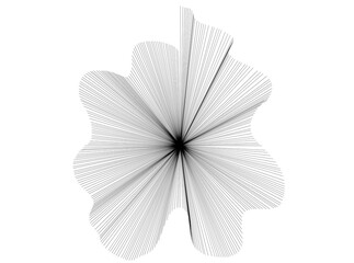 พื้นผิวของเส้นแบบไดนามิกสีดำ0.25+0.75