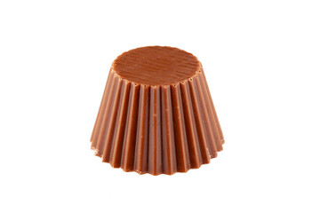Chocolate candy isolated on white background
