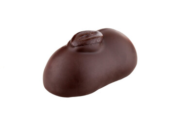 Chocolate candy isolated on white background

