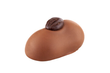 Chocolate candy isolated on white background
