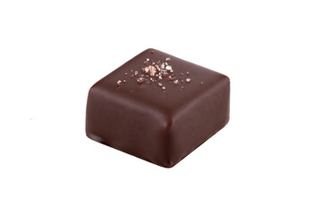 Chocolate candy isolated on white background

