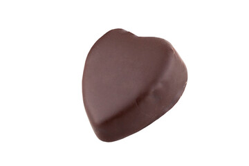 Chocolate candy isolated on white background
