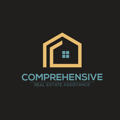 Real estate Assistance  vector logo design