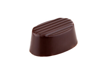 Chocolate candy isolated on white background
