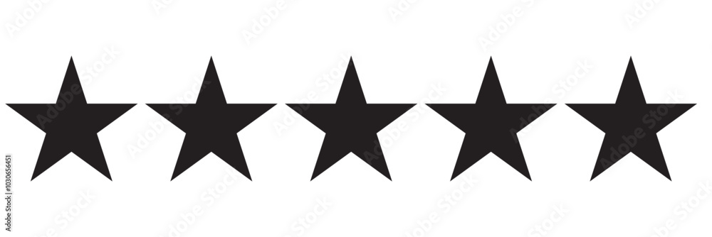 Canvas Prints 5 stars icon. five star rating icon. vector icon set. feedback of user symbol. review quality. butto