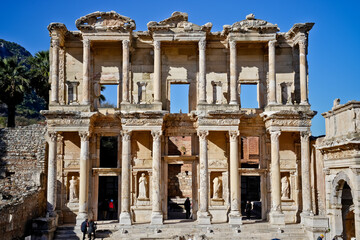 Ancient architecture in Ephesus in Turkey