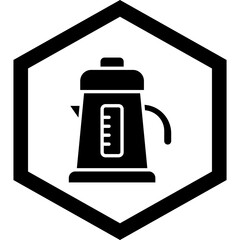 Electric Kettle Icon Design