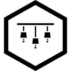 Chandelier Icon Design