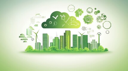 Obraz premium landscape with clouds