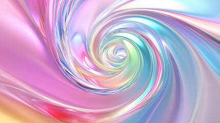 Obraz premium astarte.ai: Swirling Glass Texture in Pastel Hues