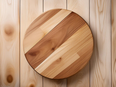 Parguet of light wood. view from above. idea for decorating a home.