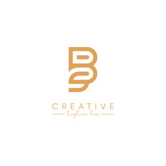 Alphabet BS SB Letter Artistic Logo Design. Initial Based Vector Template.