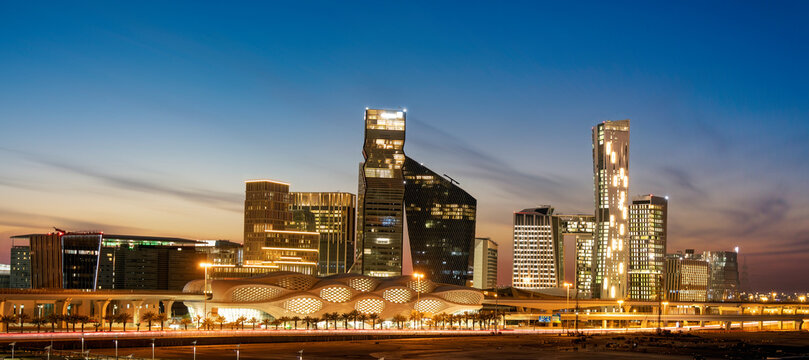 King Abdullah Financial District Riyadh. know as KAFD