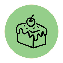 Cake Tart Vector Icon