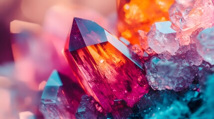 background with crystal