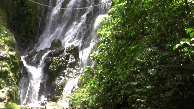 waterfall in the forest Valle de Anton