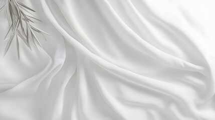 Fototapeta premium 28. A pristine white background with a hint of texture for product showcasing