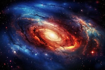 Fototapeta premium Andromeda galaxy universe astronomy outdoors.