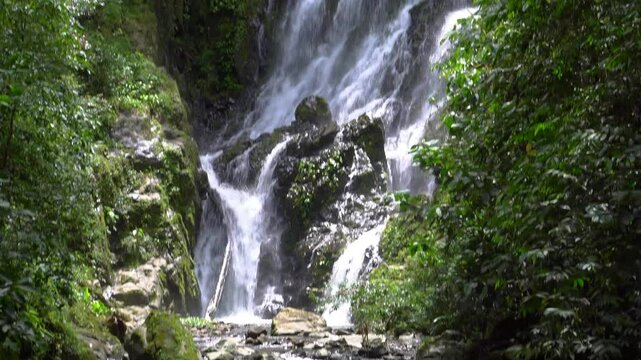 waterfall in the forest Valle de Anton