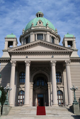 Obraz premium The National Assembly, Belgrade - Serbia