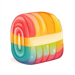 Jelly roll vector illustration