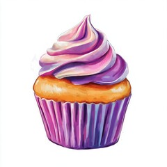 Cupcake vector illustration