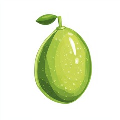 Finger lime vector illustration