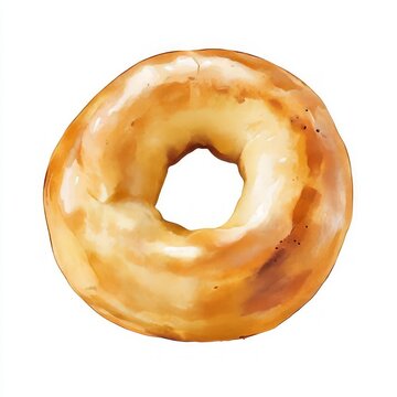A bagel vector illustration