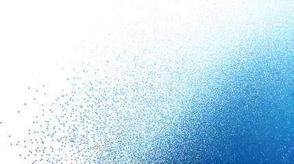 A gradient of blue and white in a highly detailed pointillist style.