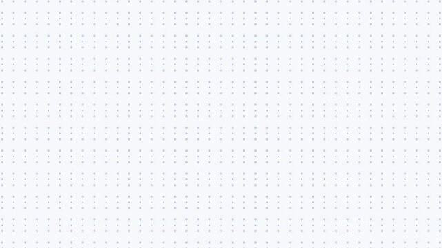 Striped dots motion background with blue and grey dots lined geometric pattern loop animation white background