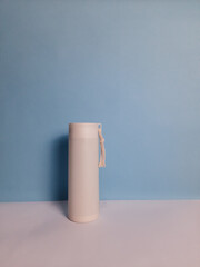 Tumbler or Reusable water bottle. Aesthetic concept