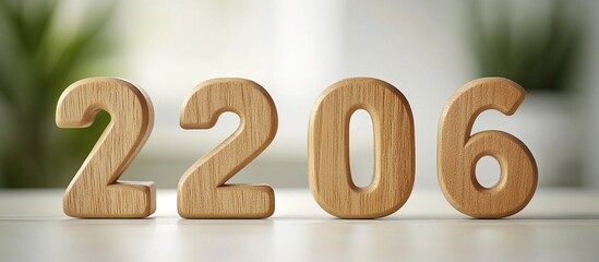 Wooden Number 2206