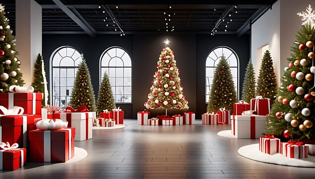 charming holiday event combines festive atmosphere modern technical elements unique shopping experience