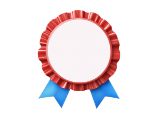 Award badge isolated on transparent or white background, png
