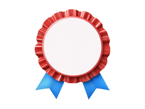 Award badge isolated on transparent or white background, png