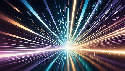 Naklejka premium faded metallic colors shimmering lights create disorienting visual effect abstract somewhat unclear focus point