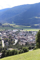 Fototapeta premium Blick auf Sterzing im Südtirol.