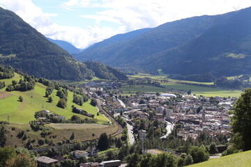 Fototapeta premium Blick auf Sterzing im Südtirol.