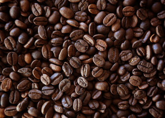 Roasted coffee beans