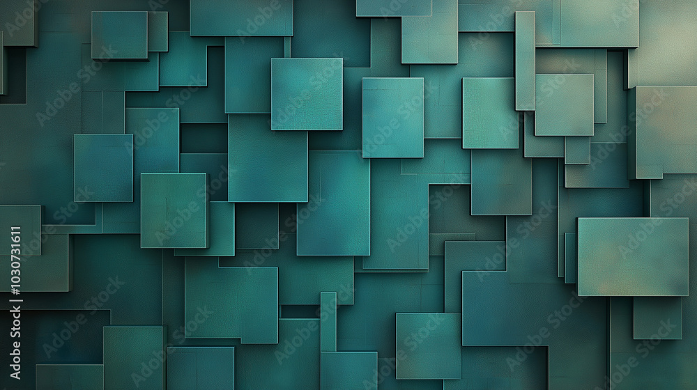 Poster abstract geometric in multi-colored shades with geometric shapes and patterns. labyrinth view. minim